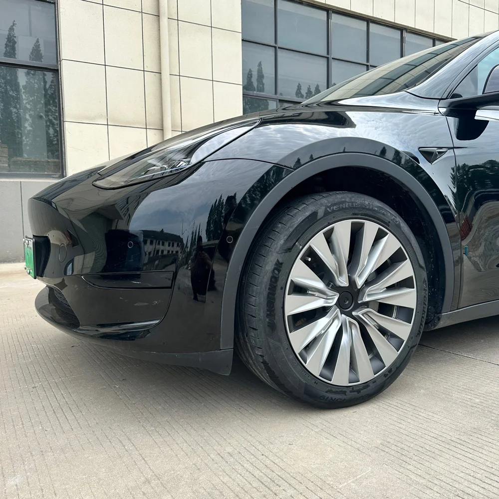 4 Stück Radkappen für Tesla Model Y 19 Zoll Radabdeckung Ersatz Performance Vollradkappe Autozubehör 2018-2024 2023 2022 – Detail 10