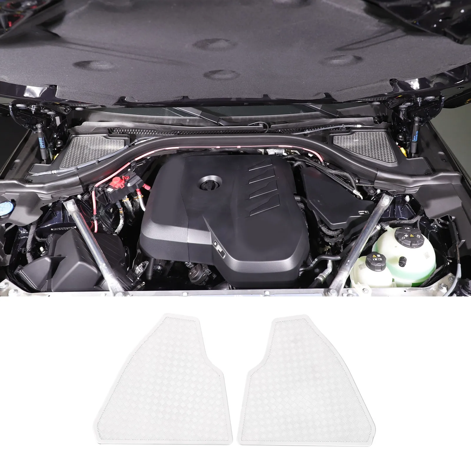 لسيارات BMW X3 G45 G48 2025 + محرك السيارة الغبار درع هود غطاء مضاد للحشرات مع المبرد انسداد الوقاية واقية تصفيف السيارة