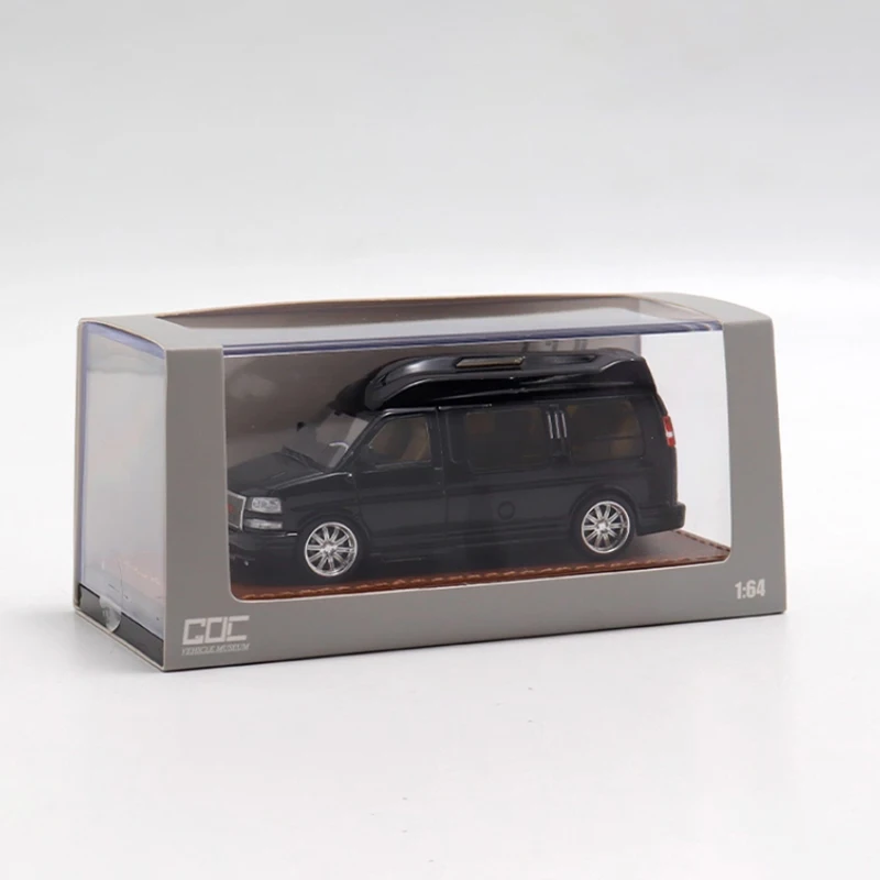 

GOC литой под давлением масштаб 1:64 GMC SAVANA внедорожник сплав модель автомобиля статическая коллекция украшенные праздничные подарки игрушки