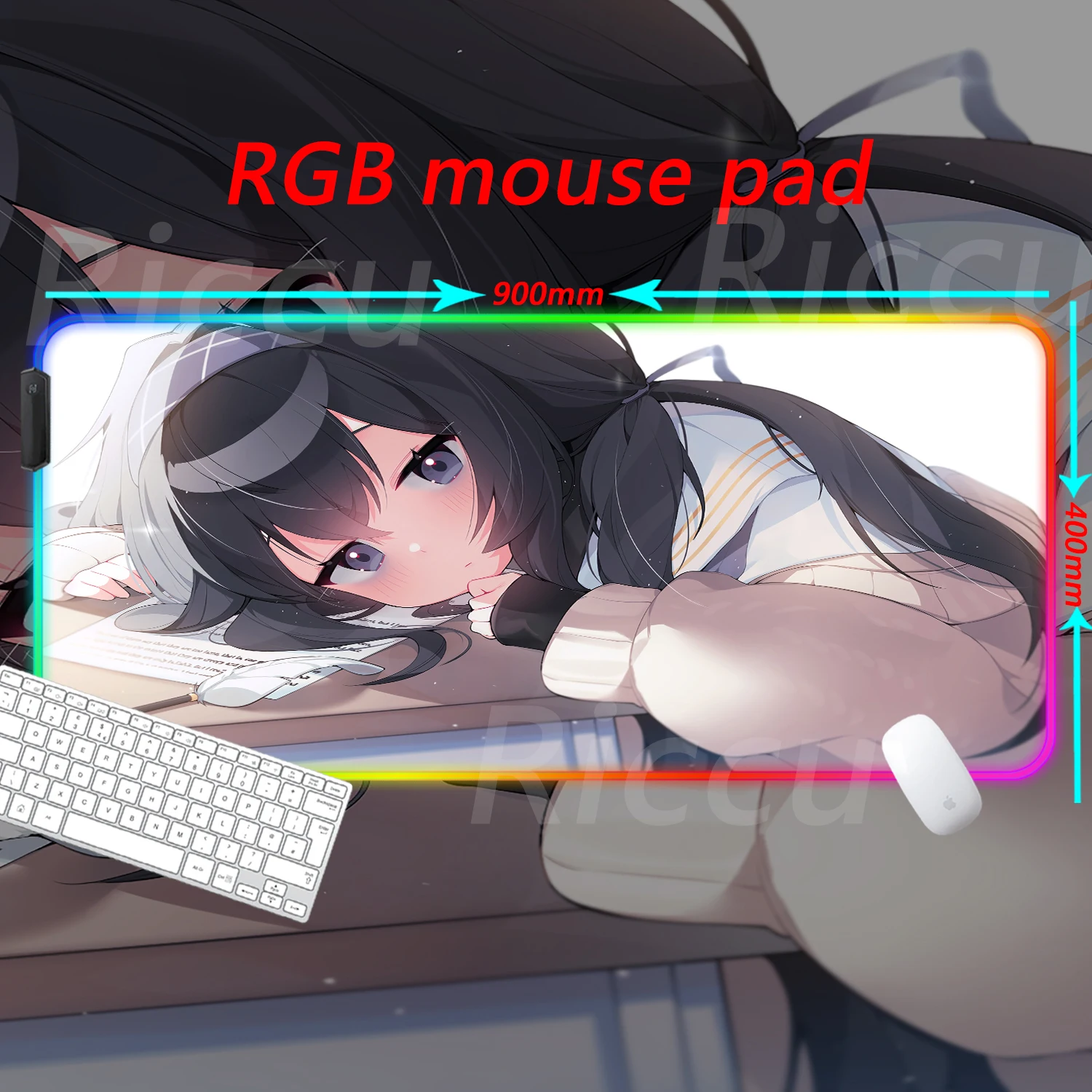 

Azur Lane Kozeki Ui PC Table mat High definition printibg RGB Mouse Pad Desktop games XXL Large size game accessories mouse pad