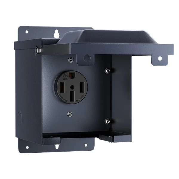 

5.8"x5.5"x4.8" Power Outlet Socket Box Outdoor Junction Box Electrical Corrosion Resistance 50 Amp RV Power Outlet Box