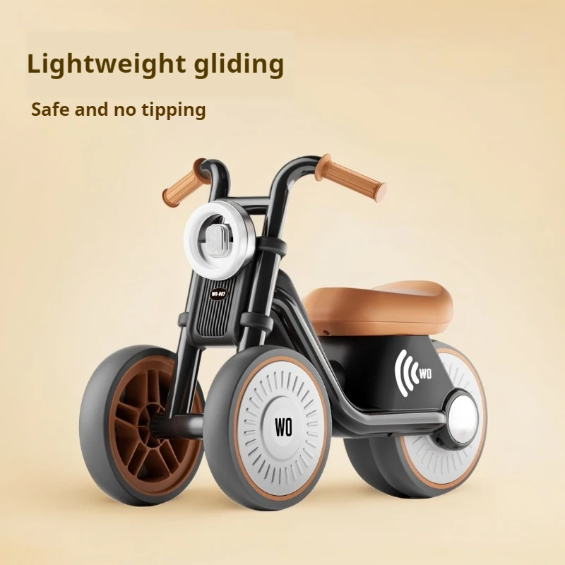 Motocykl dla dzieci Prince, rowerek biegowy, marchewka, dla dzieci w wieku 1-3 lat, chodzik dla niemowląt, bez pedałów, zabawka do ściskania, zabawa na świeżym powietrzu, sport, pojazd do jeżdżenia.