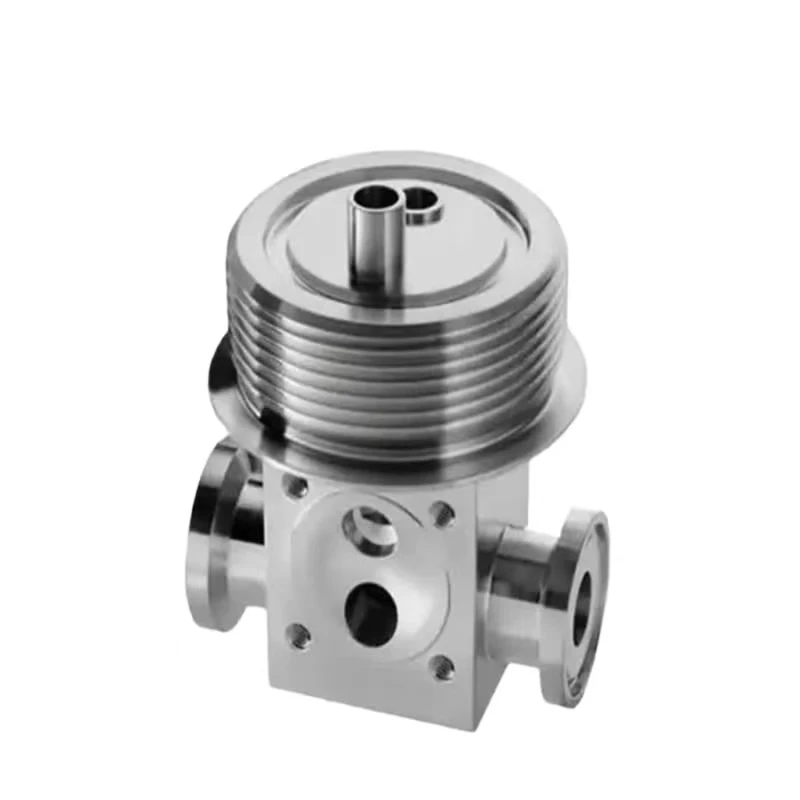 

Custom CNC Machining Turning Milling Service Stainless Steel Multi-Interface Industrial Valve Accessories