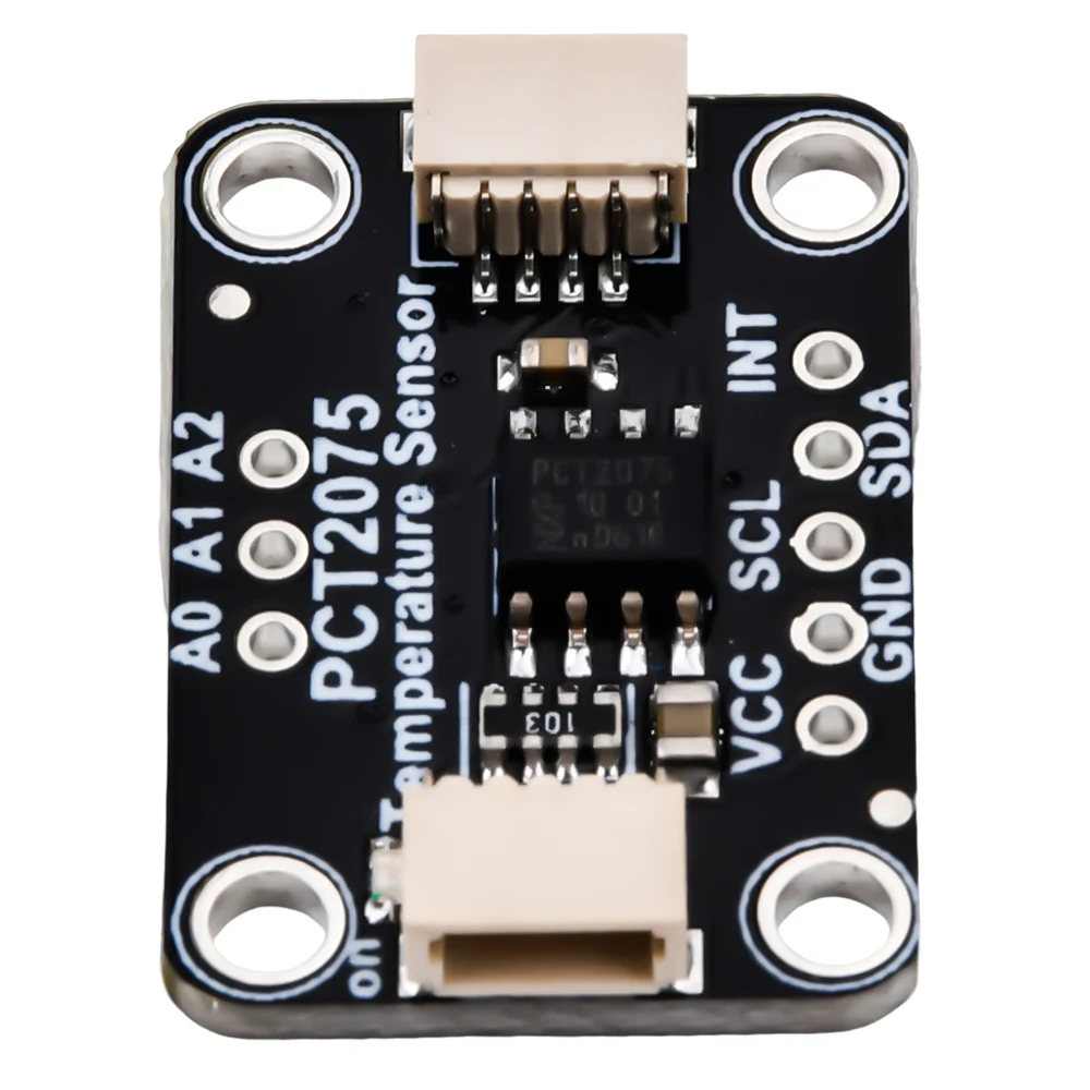 PCT2075 Sensor Suhu Modul I2C Sensor Suhu Modul QT/Qwiic PCB Dengan Instrumen Suhu Humiditas Pin