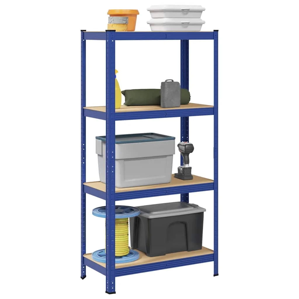 Metal Storage Rack of Galvanized Steel 4 Tier Storage Shelving Unit Modular, Adjustable Shelves, Storage Room, Garage，Kitchen