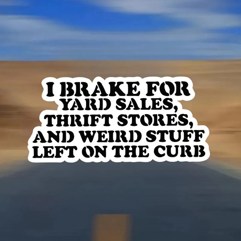 

Vinyl "Yard Brake" Sticker | Matte finish, self-adhesive, irregular shape, anime theme, single use, durable vinyl