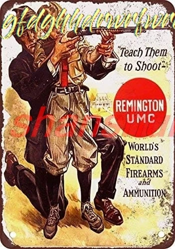 1816 Remington Firearms Vintage Look Reproduction Metal Tin Sign 8X12 Inches sign