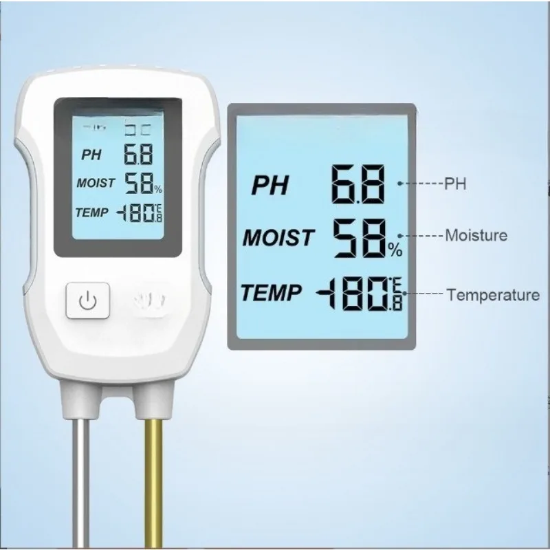 Humidity, temperature, high precision, high value, three-in-one soil detector