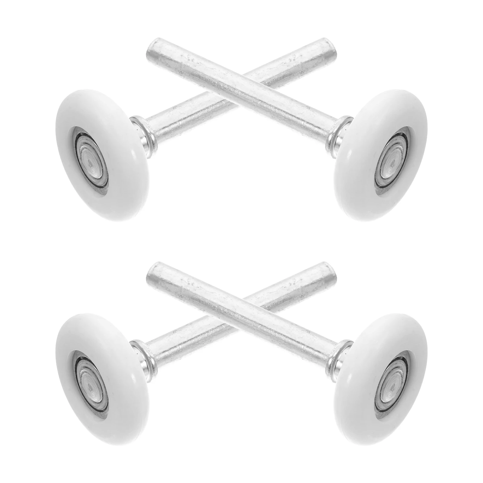 

4pcs Nylon Garage Door Rollers 6203 Ball Bearing Smooth Quiet Replacement Wheels For Garage Door Tracks Hardware Parts