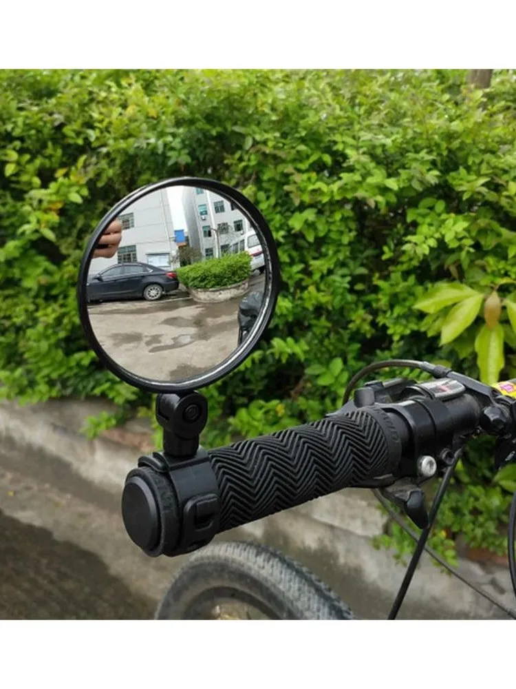 AliExpress Bike Mirror 360 Degree Adjustable Rotatable Handlebar Mirror Wide Bycicle Accessories Cycling Rear