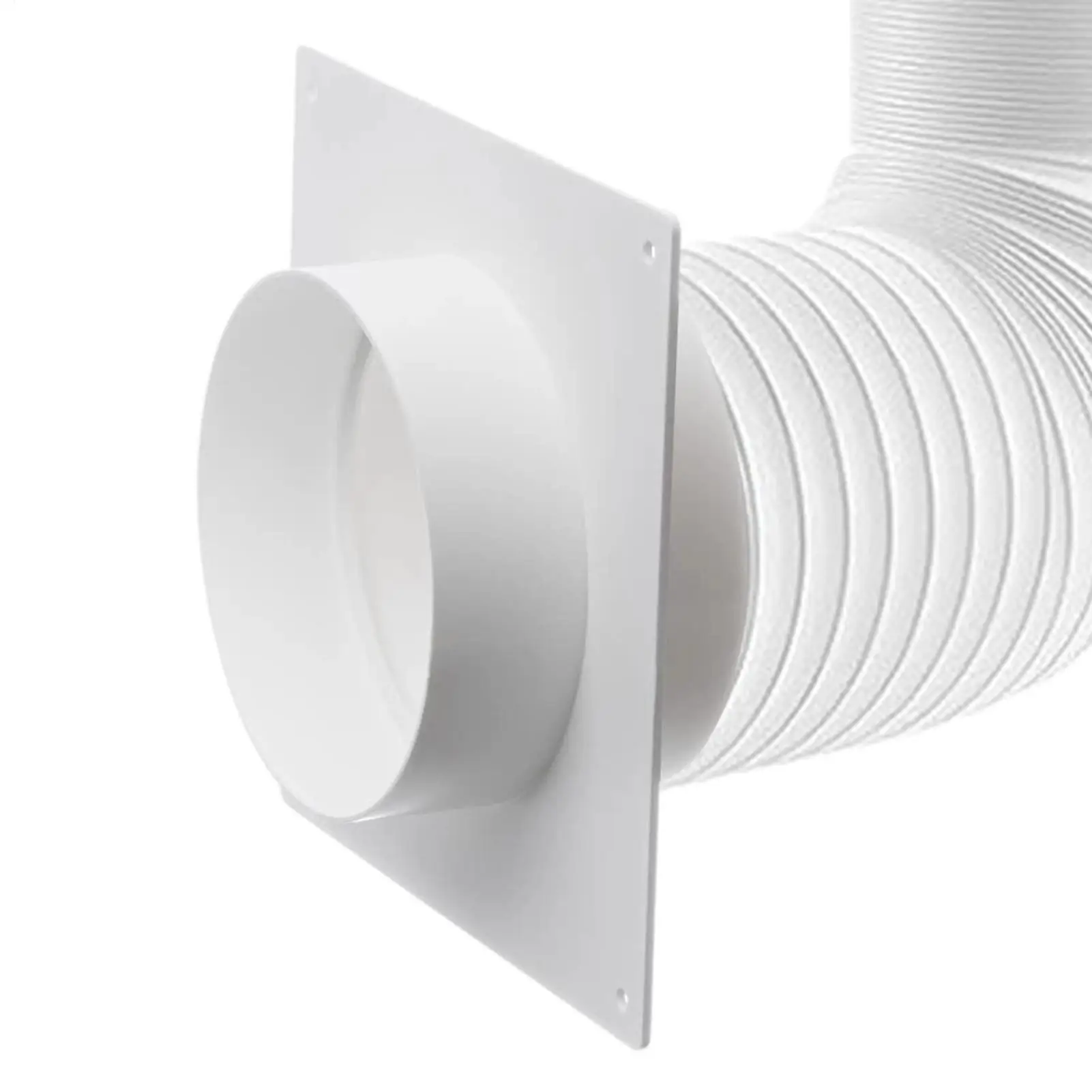 4/6inch Duct Connector Flange AC Wall-Mounted Adapter Air Conditioner Vent Hose Connector For Exhaust Port HVAC Fan System