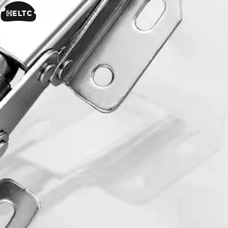 2Pcs Stainless Concealed Kitchen Cabinet Hinges Camper Car Door Support Furniture Hardware Supplies Hidden Hinges