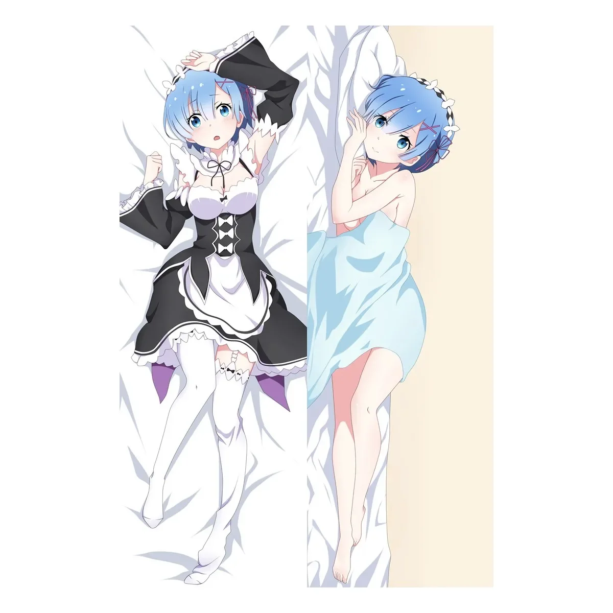 2WAY/WT أنيمي وسادة للجسم تأثيري Dakimakura مثير فتاة Almohada المخدة Waifu الوجهين غطاء وسادة الجمال