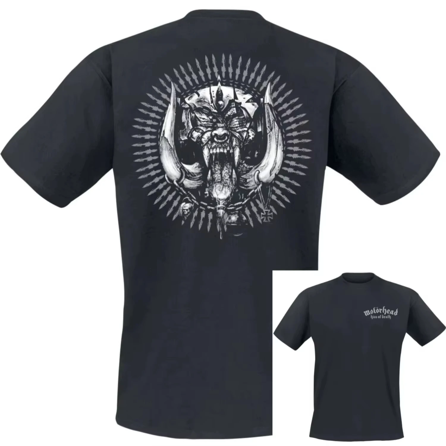 Ace of Spades Motörhead T-Shirt Men Women Vintage Metal Rock Band Graphic Tee Cotton Summer Streetwear Top