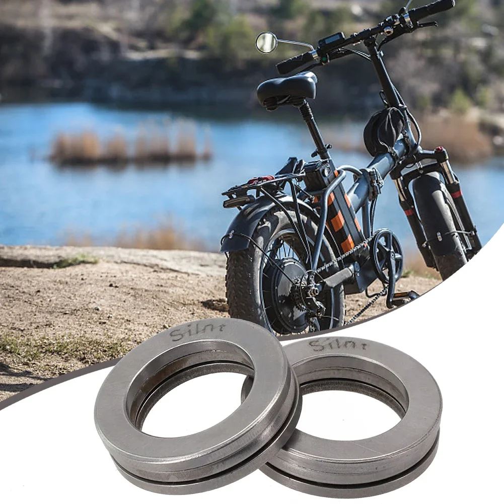 

2 Set Bearing Ball Bearing For Bafang 0102 For HD Spare Part Main Shaft Steel Silver High Quality Bicycles Accessries