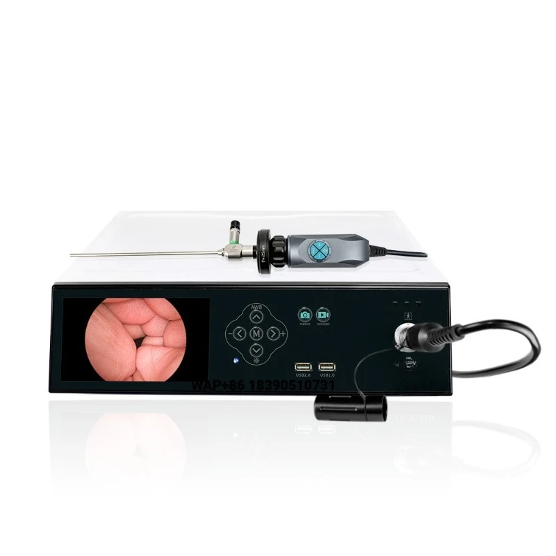Full high definition USB recording medical endoscopy laparoscopic system, portable endoscopic device for veterinarians and pets