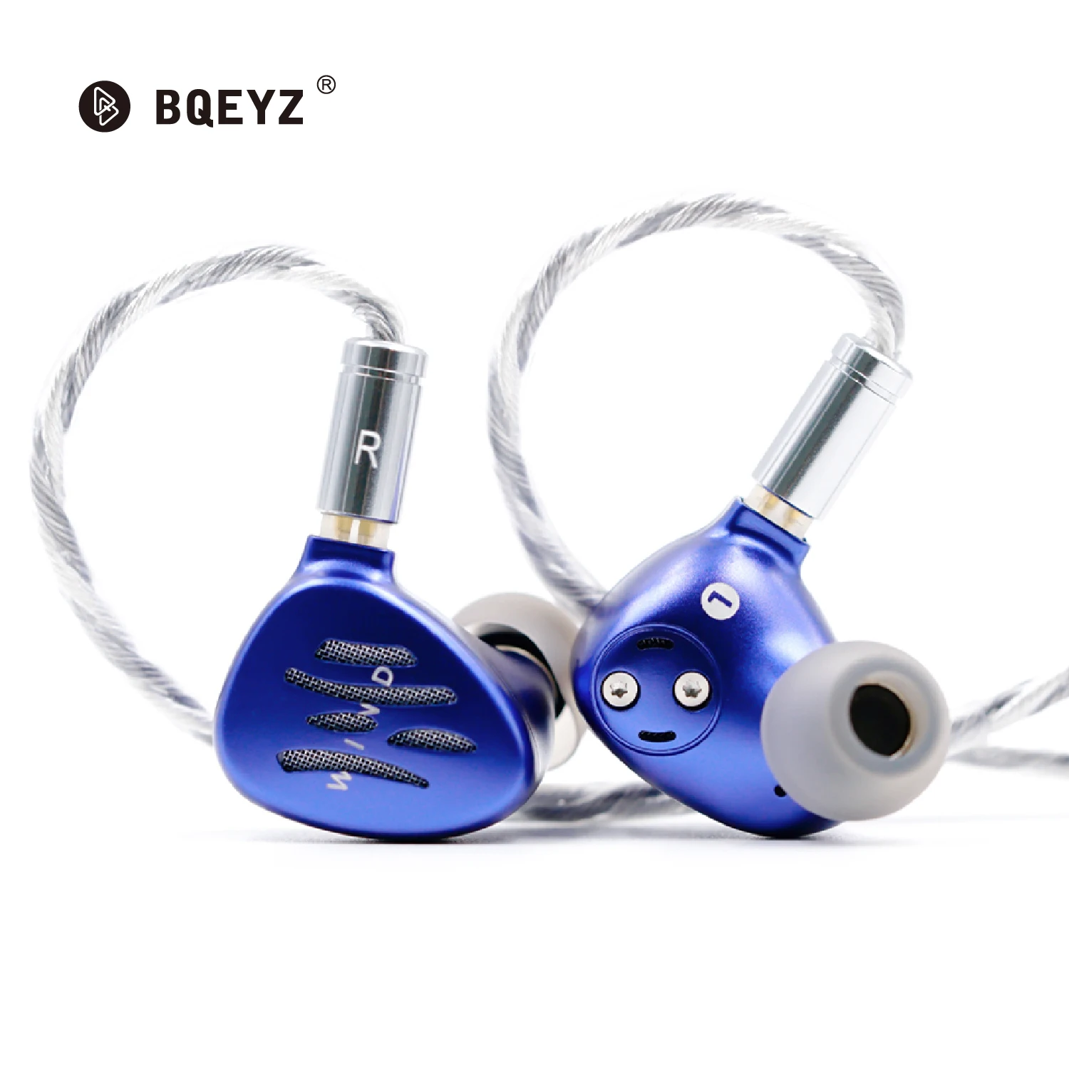BQEYZ Weather Series WIND Coil Bone Conduction Dynamic Driver In-Ear Monitor Wired Earphone