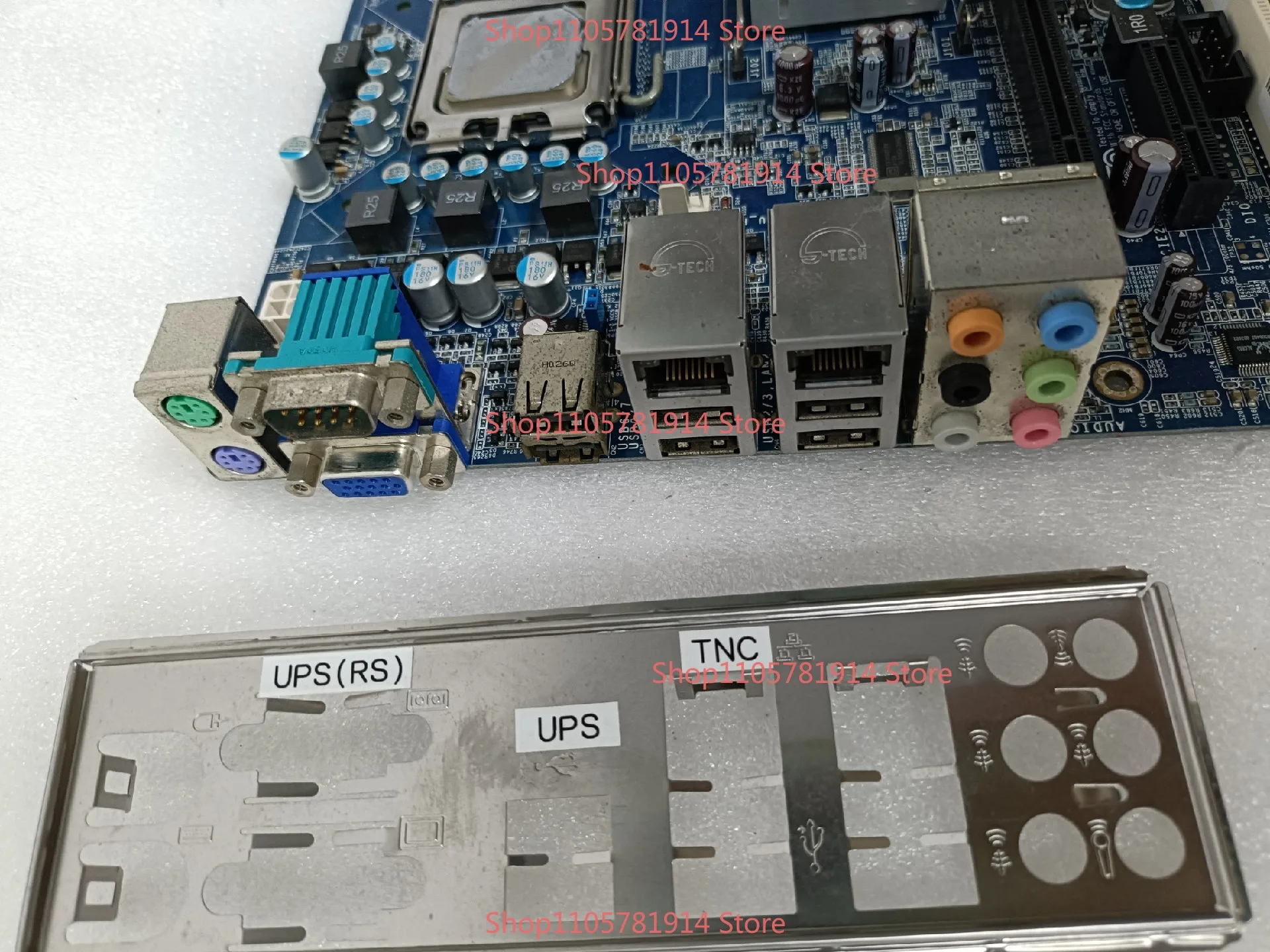 For TEM110-03A Industrial Control Equipment Computer Main Board Dual Network Port, with Baffle
