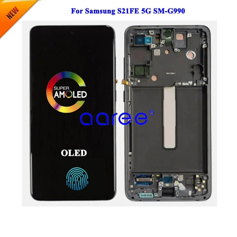 Schermo LCD AMOMLED OLED per schermo LCD Samsung S21FE per Samsung S21FE G990F schermo LCD Touch Digitizer Assembly