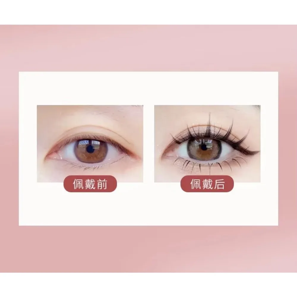 5Pairs Little Devil False Lashes Natural Fake Eyelashes Fluffy Soft Daily COS Full Strip Lashes Band
