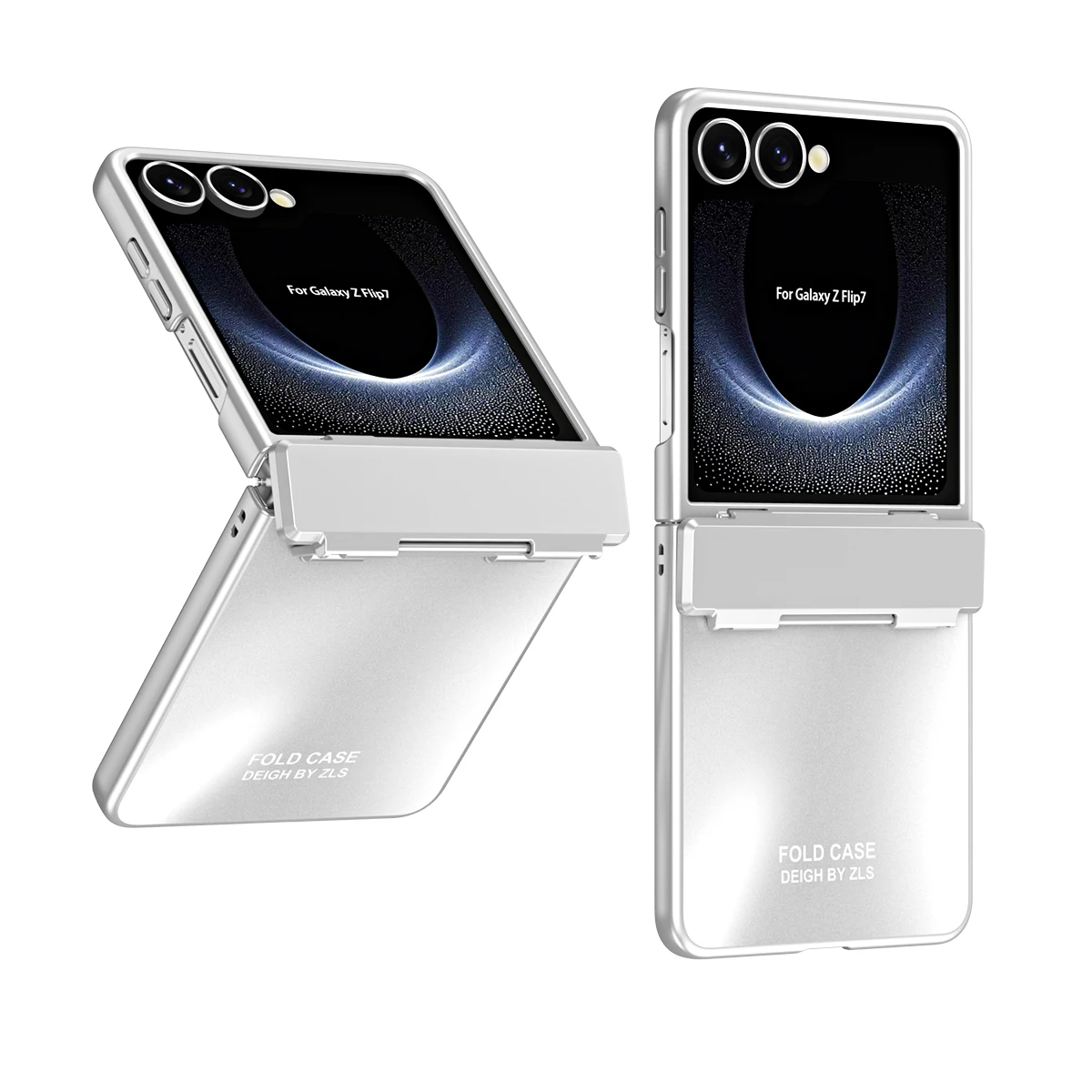 

Case For Samsung Galaxy Z Flip 7 5G ZFlip7 Flip7 ZFlip Protection Folding Armor Shockproof Plastic PC Luxury Plating Hard Cover