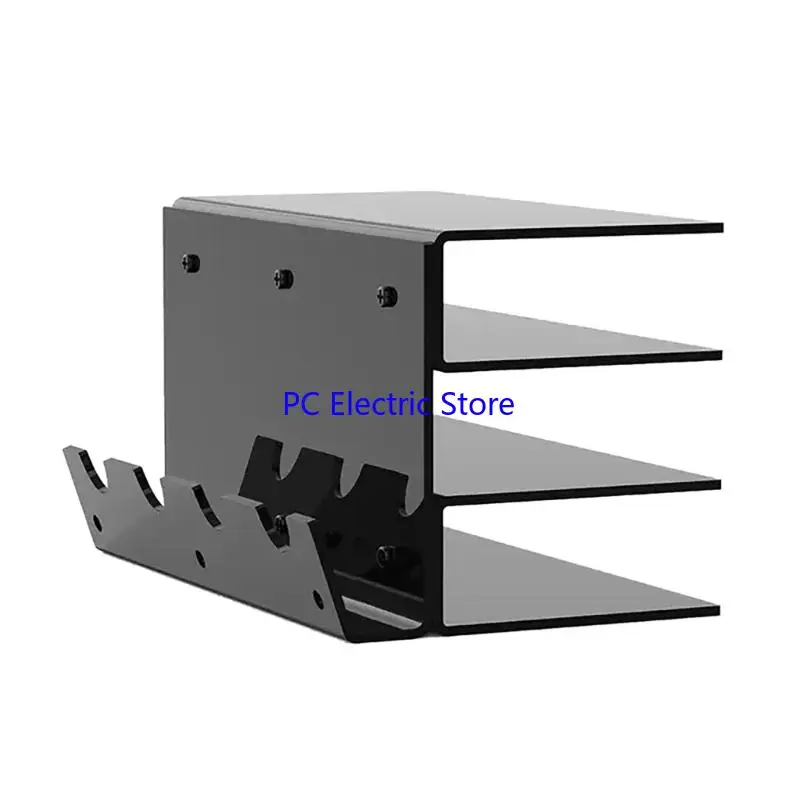 

F19C Sleek Acrylic Keyboard Holder Modern Keyboard Holder Keyboard Stand Storage Rack for Homes, Offices, Exhibitions