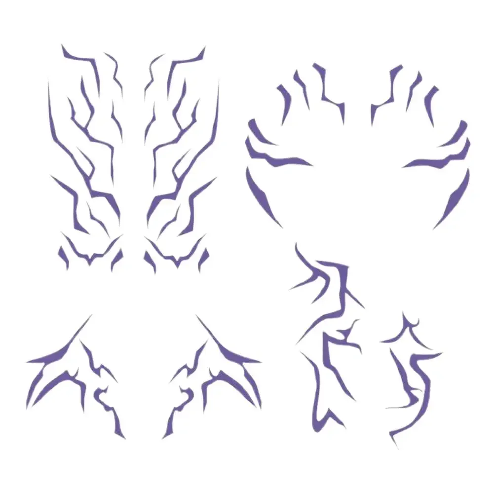 KPop شيطان الصيادين رومي كانغ تأثيري الدعامة الوشم ملصق رومي الوشم ملصق شيطان ملصق لحفلة الهالوماس الكبار الدعائم #5