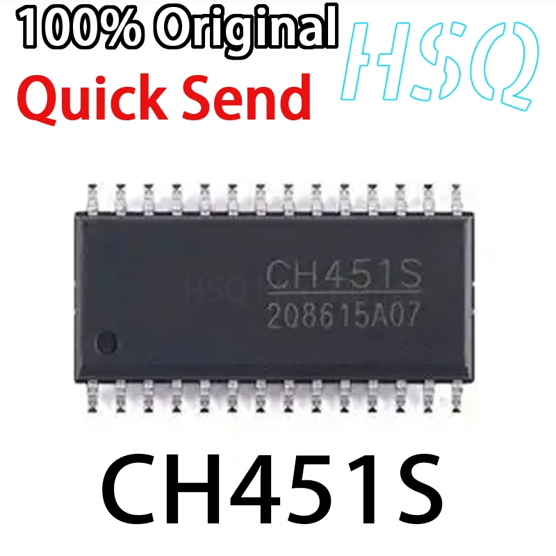 1PCS CH451S CH451 SOP28 Digital Tube Driver and Keyboard Control Chip Original and Brand New