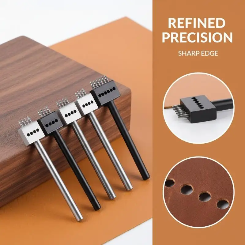 3Pcs Manual Leather…