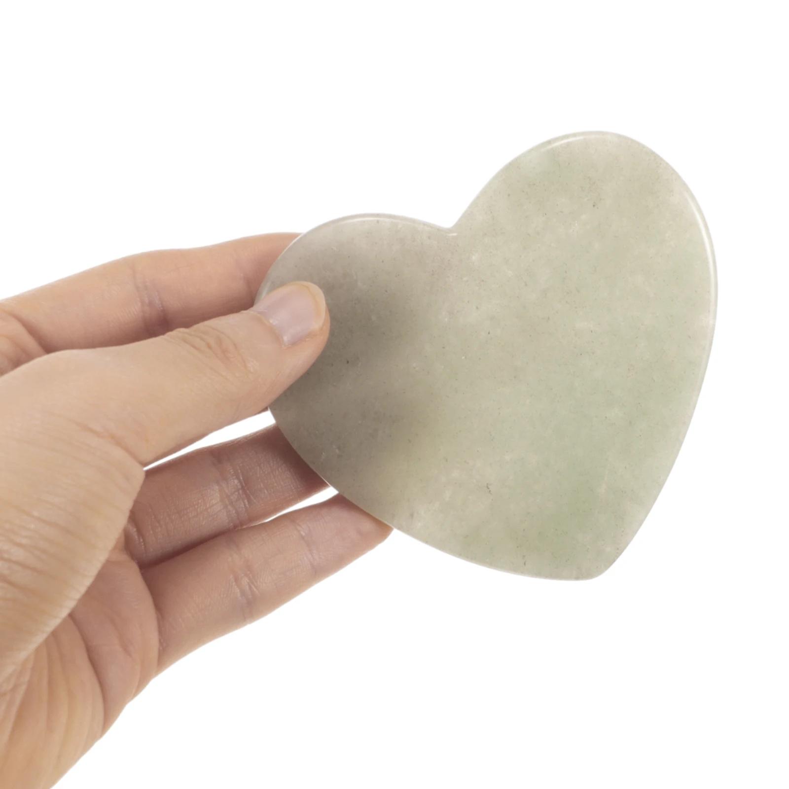 

Jade Gua Sha Facial Tools Face Tool Gua Sha Jade for Face Neck Massages Heart Shape Natural Stone Skincare Non Irritating