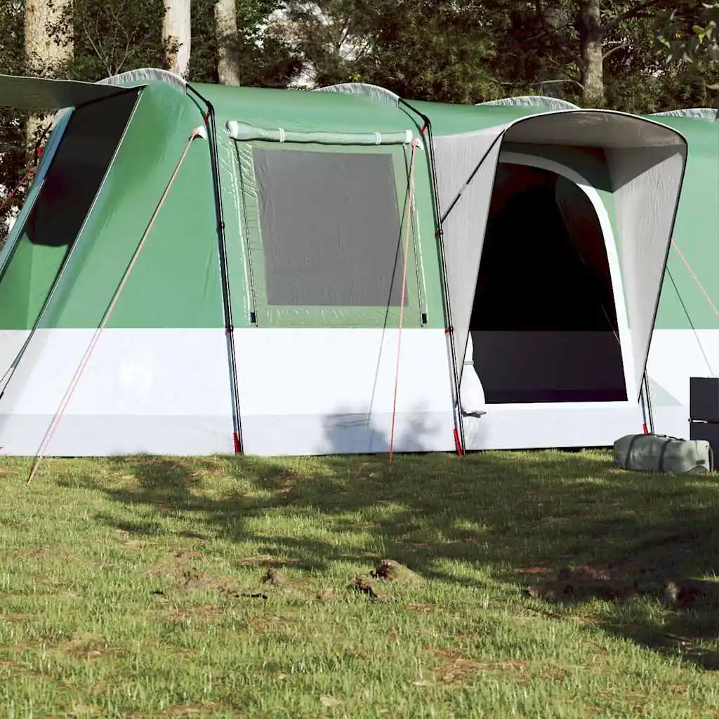 Tunnelzelt für 4 Personen, grün, wasserdicht, Familien-Outdoor-Faltzelt, tragbares Campingzelt, UV-Schutz-Vordach
