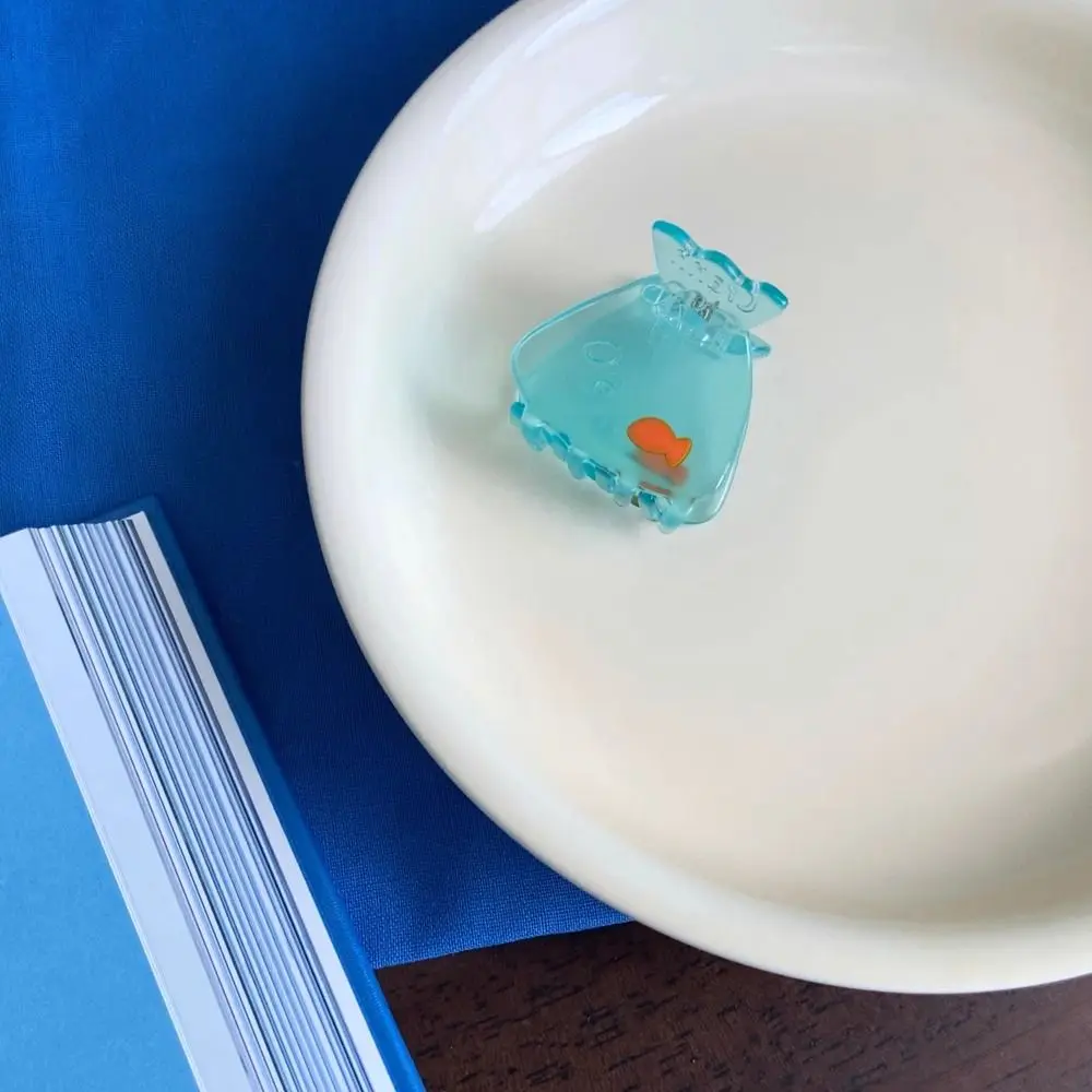 

Cute Acetate Fish Hair Claw Ocean Animal Small Acetate Hair Claw Hair Clip Korean Style Animal Hair Clip Party