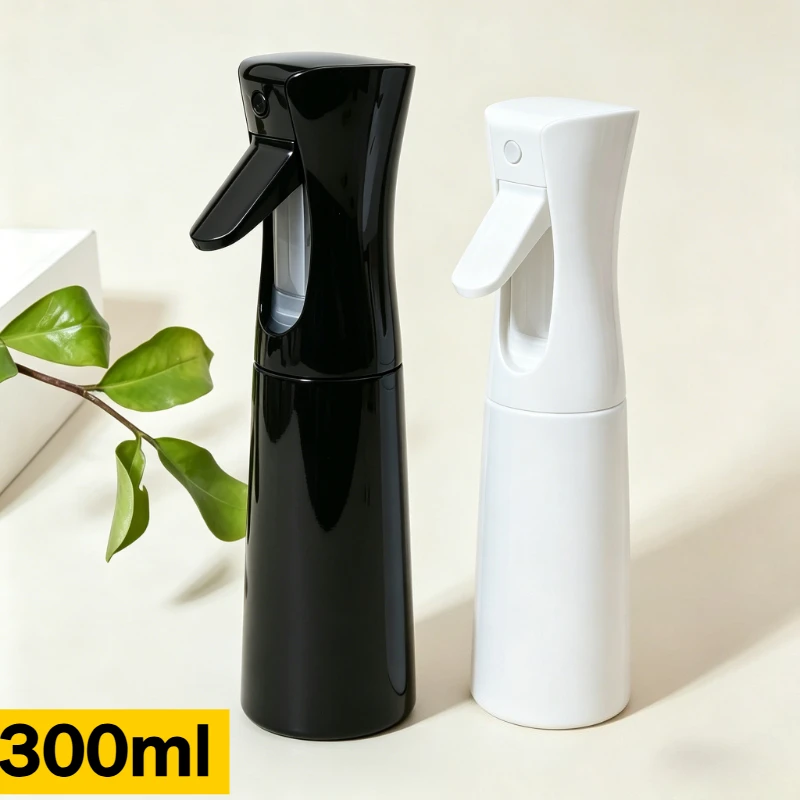 2026 300ml Multi-Use Continuous Press Spray Bottle, High Pressure Fine Mist Atomizer for Hair/Disinfectant,Toner Essence Sprayer