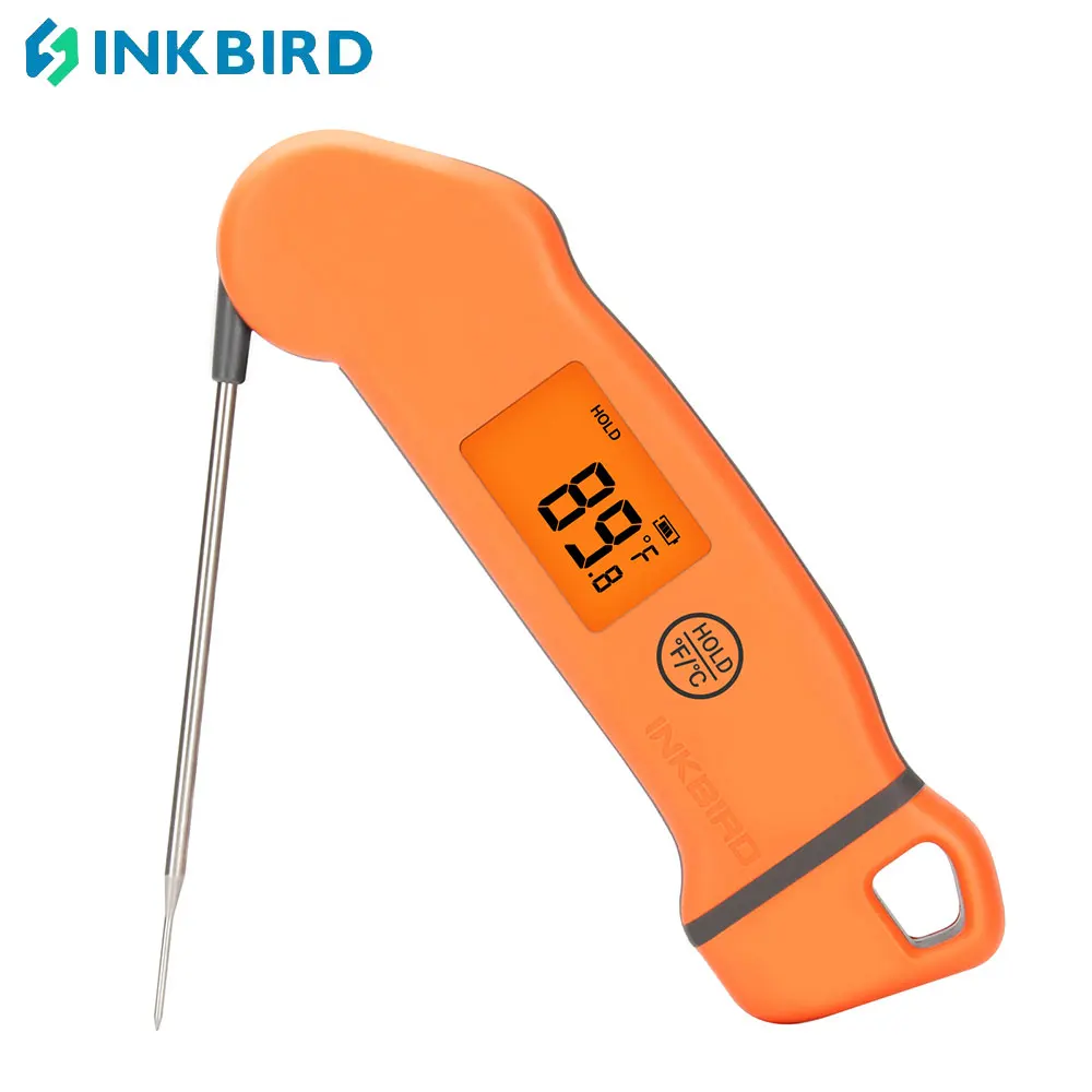 

INKBIRD IHT-1S Digital Handheld Meat Thermometer Rechargeable Instant Reading Cooking Food Thermometer for Grill Baking Kitchen