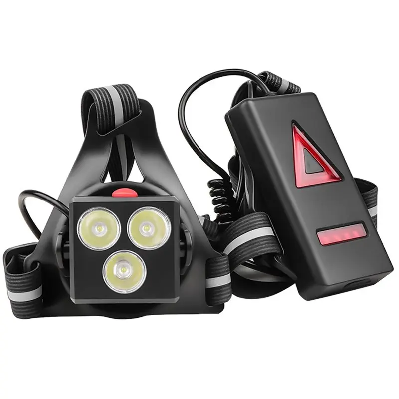 

NEW HOT In Stock-USB Rechargeable LED Chest Light Front Red Warning For Outdoor Biking Night Running For Camping Hiking Running