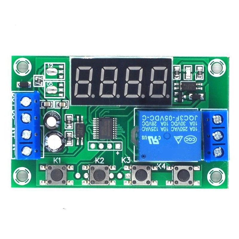 1~50Pcs 1-Circuit Relay Module Cycle Triggered Delay Power-off Yiming Circuit YYC-2S 5V12V24V Delay Switch