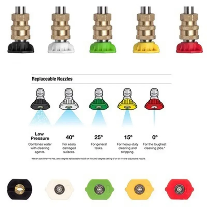 AA01-مسدس مياه عالي الضغط، آلة تنظيف محمولة لصيانة المركبات الفعالة لغسيل السيارات، إدخال سريع