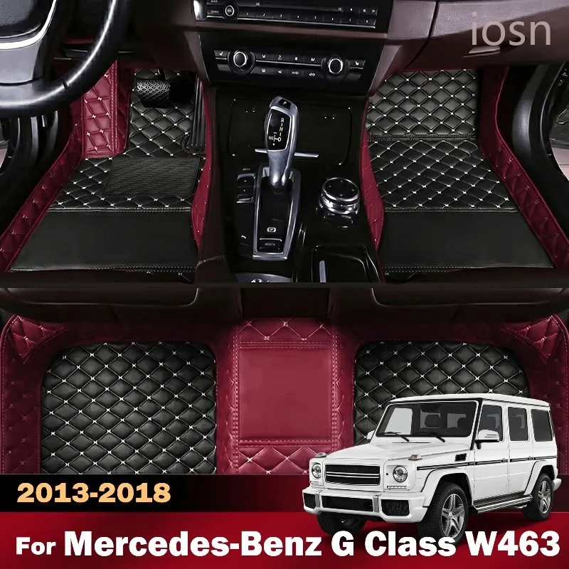 

Car Floor Mats for Mercedes Benz G Class W463 2013-2018 Full Cover Custom Waterproof Carpets Auto Interior Accessories