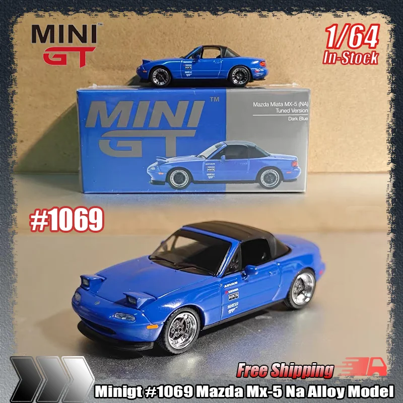 

New In Stock Minigt 1:64 #1069 Mazda Mx-5 Na Miniature Die-Casting Car Model Customized Children'S Toy Gift Collectible Ornament