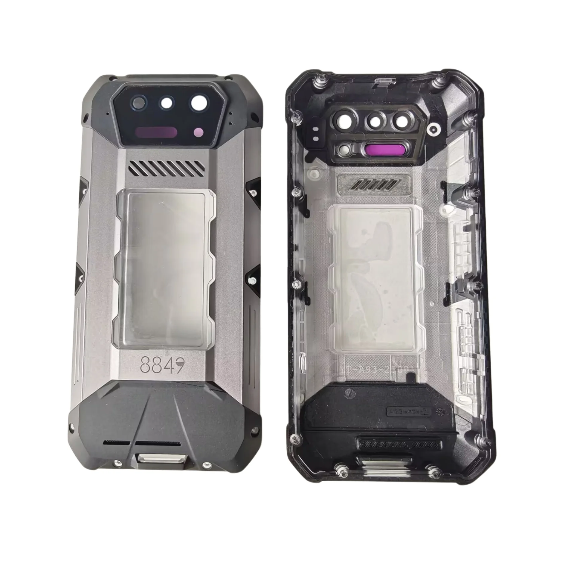 New For 8849 Unihertz Hike Mobile Phone Back Battery Case Housings Door With Camera Lens Glass  Repair Parts Accessories