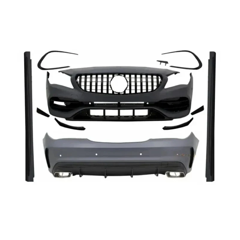 CLA45 Bumper Style Bodykit with Grille for CLA Class W117 C117 2013-2019 Car Accessory