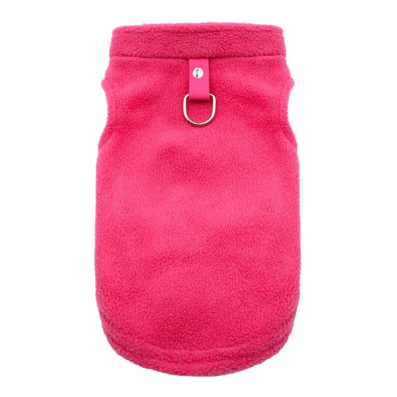 Soft Fleece Dog Vest Puppy Cat Clothes Spring Winter Outdoors Warm Vest Sweater Costumes Jacket Yorkshire Clothes For Small Dogs