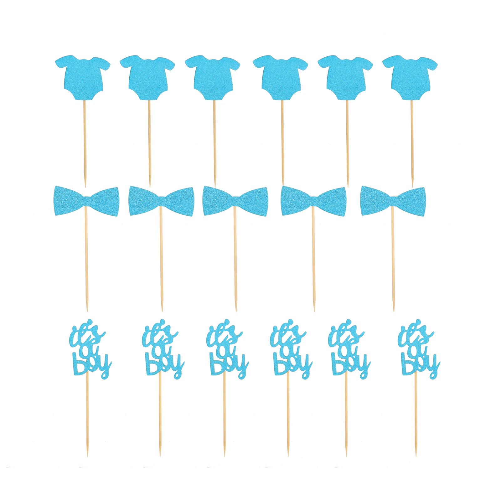 

24 Pcs Birthday Cake Insert Decoration Toppers Paper Cup for Cakes Cupcake Decorations Child