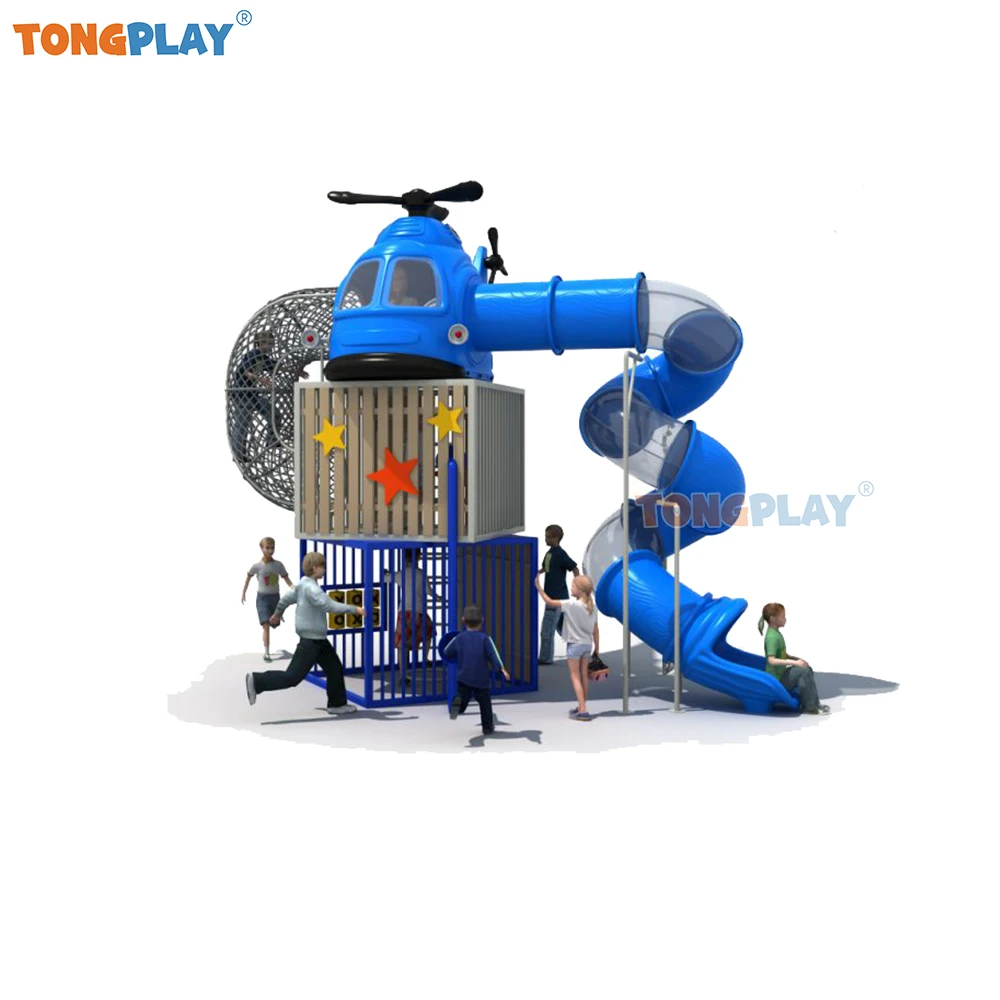 Tong Play Factory high sales outdoor beach i bambini giocano a scivolo in plastica asilo nido al coperto centri commerciali attrezzature da gioco