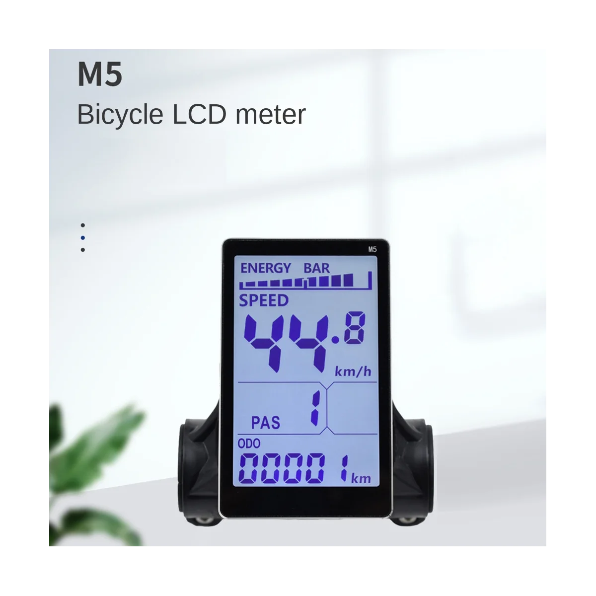 Misuratore Display LCD per bici elettrica M5 24V 36V 48V 60V E schermo LCD per Scooter per bici elettrica da montagna (5pin)