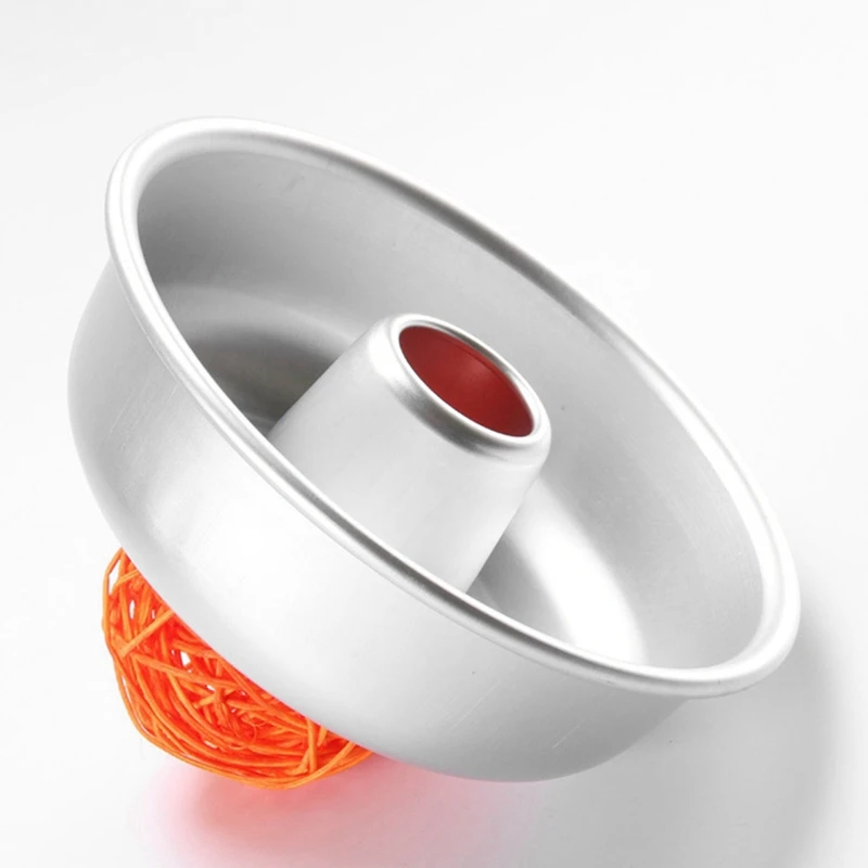 6in Cake Pan Round Nonstick Pound Cake Pan for Baking,Tube Cake Pan for Cheesecake,Flan,Creme Cake,Cookie,Donut