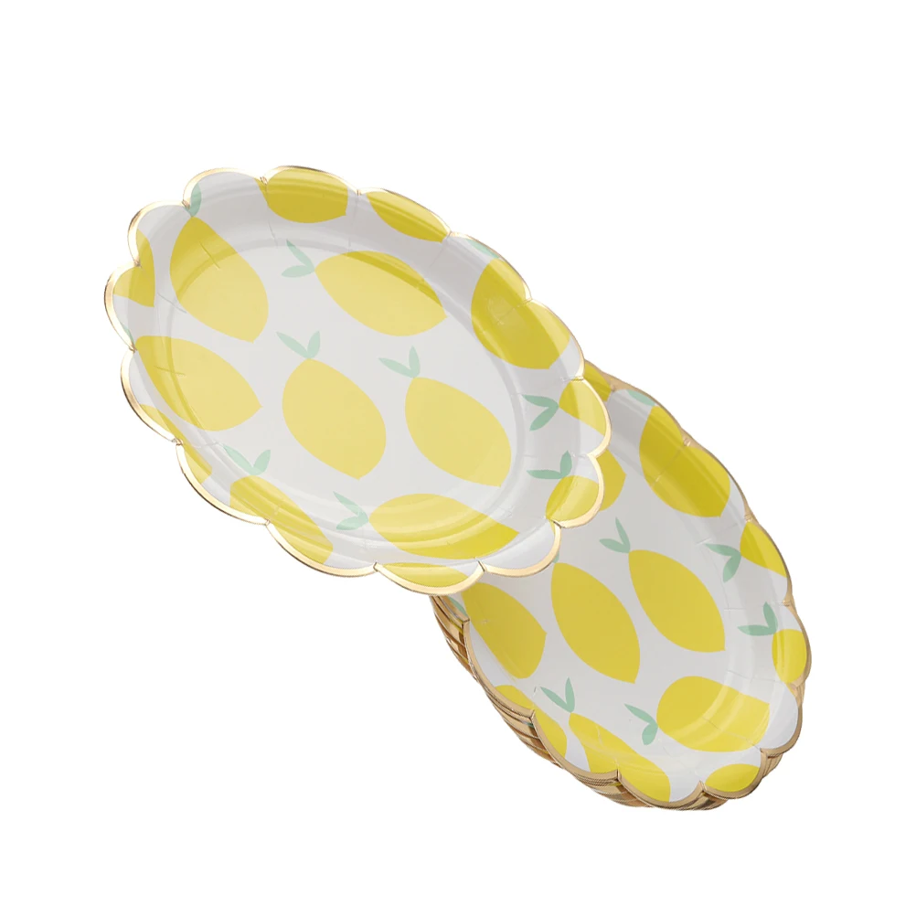 

paper plate paper tableware lemon paper plate party tableware party paper plate lemon paper tableware