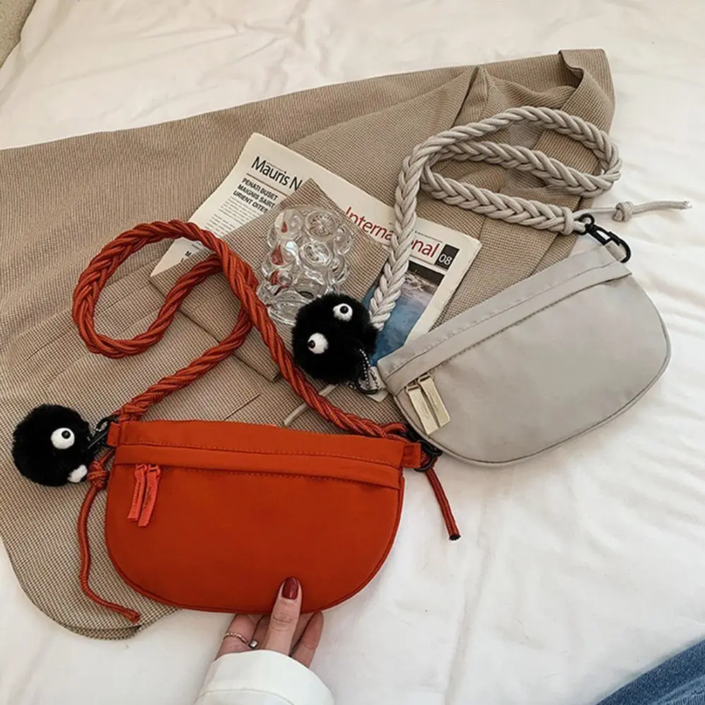 

Casual With pendants Canvas Shoulder Bags Underarm Bag Messenger Bag Crossbody Bag