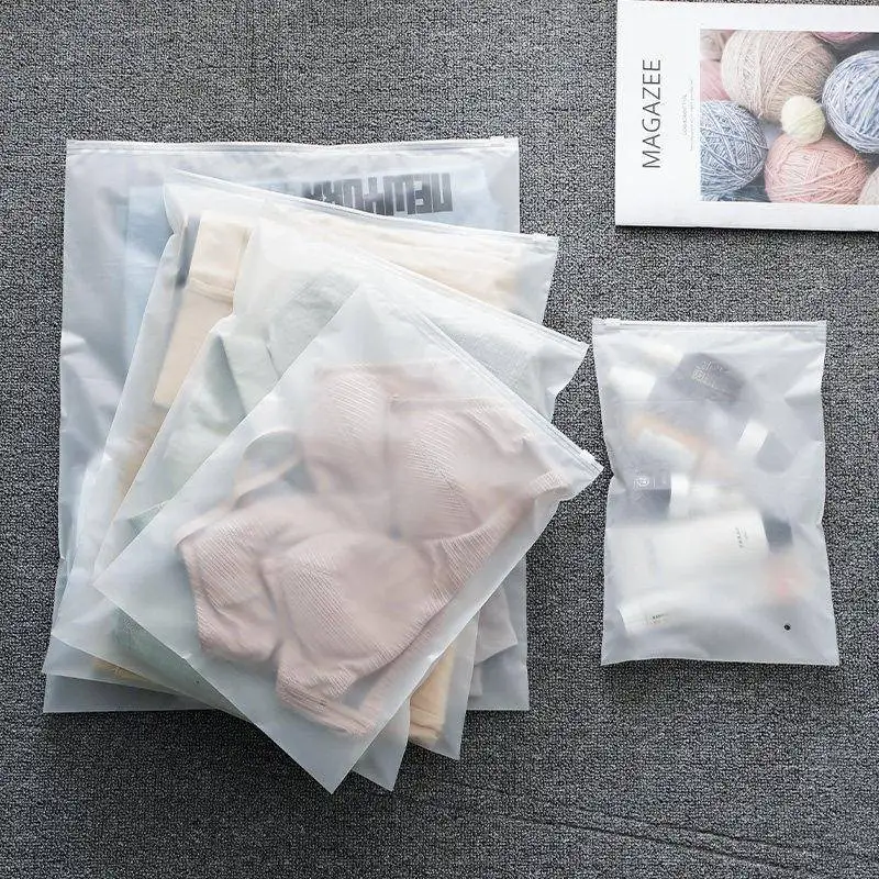 旅行用透明防水衣類収納バッグ荷物オーガナイザー密封バッグ家庭用パッキングバッグ旅行用チェーンエレメント