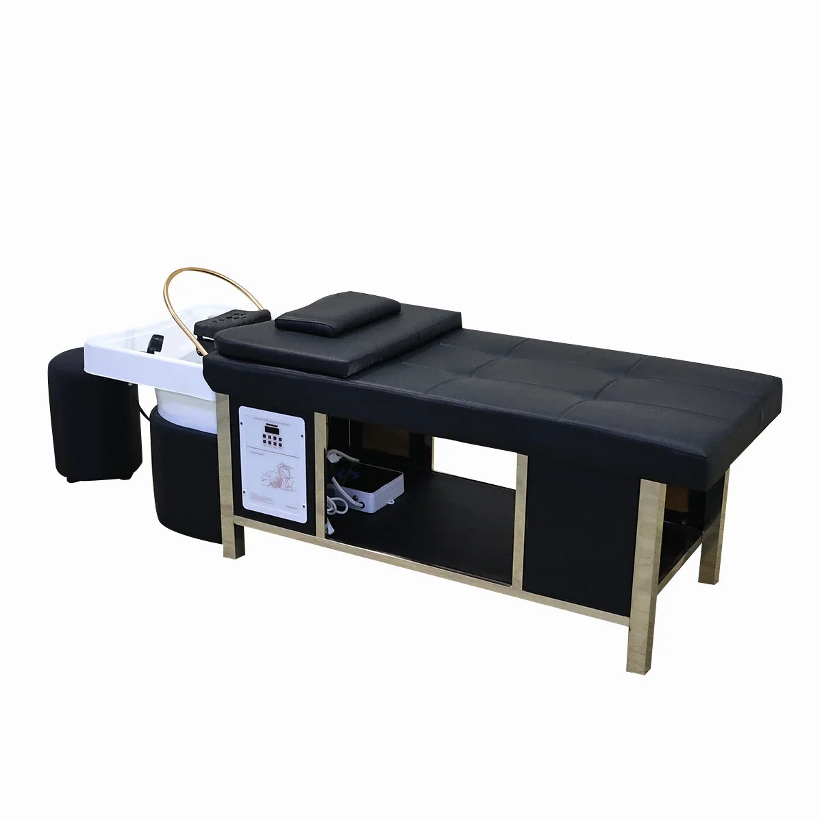 شين شنغ طاولة التدليك سرير التدليك الشامبو سرير رئيس سبا صالون الأثاث معدات غسل الشعر العناية بالجمال وسادة أريكة تتحول لسرير